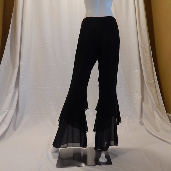 Cach'e size 4 DESIGNER CHIC BLACK PANTS - Picture 7 of 9